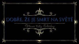 DOBŘE ŽE JE SMRT NA SVĚTĚ Audio pohádka pro malé i velké ČESKÁ ČTENÁ POHÁDKA Vyprávění pohádky [upl. by Yci]