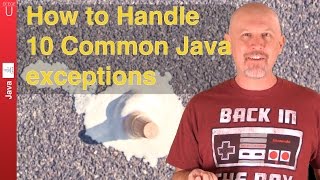 How to handle 10 common Java Exceptions  042 [upl. by Aikrehs214]