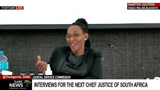 JSC Interview  Justice Maya says she stands alone on her credentials as a quotgood woman judgequot [upl. by Luben]