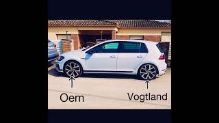 Vogtland Springs VW Golf GTI MK7 amp MK75 [upl. by Riatsila]