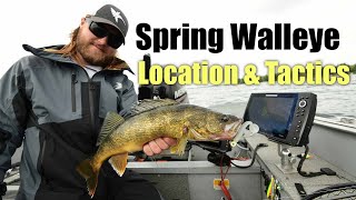 Key Locations and Strategies for Early Spring Walleyes [upl. by Joappa]