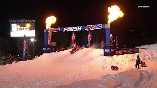 Snocross Round 15 Pro Women Highlights  Duluth MN [upl. by Tereve]