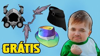 COMO PEGAR 4 ITENS GRÁTIS AGORA NO ROBLOX [upl. by Lalo]