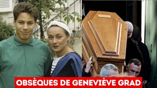 Obsèques de Geneviève Grad  son fils Dimitri Bogdanoff digne malgré la douleur [upl. by Bridge]