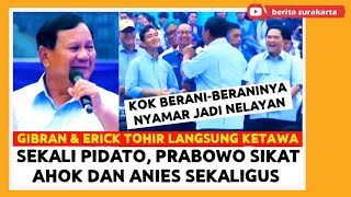 GIBRAN KETAWA Dgr PIDATO PRABOWO  Ada Yg Nyamar Jadi Nelayan  Ada Yg Bilang Pak Jokowi Gk Bs Kerja [upl. by Eul]