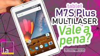 Tablet M7S Plus Multilaser por R300  NB273 vale a pena em 2020 🤔 Unboxing impressões e dicas [upl. by Nave725]