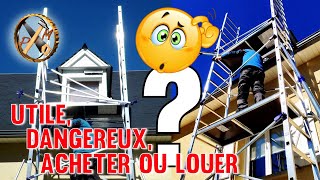 Découverte dun échafaudage roulant domestique en aluminium pour le bricolage  Ce quil faut savoir [upl. by Nuhsed]