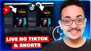 Como fazer live no TIKTOK e SHORTS pelo OBS Studio no Computador  Tutorial atualizado 2024 [upl. by Algar]