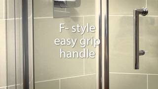 Sonas Bathrooms K2 Range Bifold Shower Door [upl. by Yolanda493]