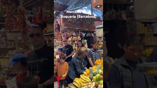 La Boqueria Market is a mustvisit in Barcelona laboqueria barcelona foodlover barcelonatravel [upl. by Regine]