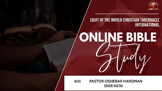 11624 Wednesday Night Virtual Bible Study wPastor OL Hardman [upl. by Ardme389]