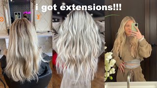 hair transformation  BELLAMI sewin hair extensions 20 inch [upl. by Neerol186]