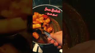 A classic Kashmiri side dish  Sour Radish aka “Khatti Mooli” kashmirifood indianfood easyrecipe [upl. by Nawuq]