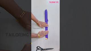 Sewing Secrets How to Cut Blouse Cross Pieces Effortlessly  Tip No 11  Tamil tailoringtips [upl. by Trelu]