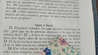 GALATAS 4 21al 23 🙏🏼📖♥️ [upl. by Eelyah861]