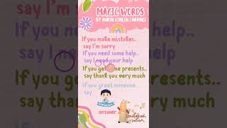 Magic Words Song lagupembelajaran shortsongs [upl. by Salokin]