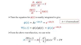 QM 201A Stationary state and their linear combination [upl. by Imaon]