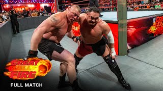 FULL MATCH  Brock Lesnar vs Samoa Joe – Universal Title Match WWE Great Balls of Fire 2017 [upl. by Filbert]