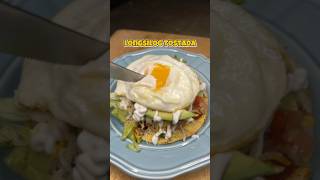 Would you eat a Longsilog Tostada cookingasmr asmrfood [upl. by Aynahs182]