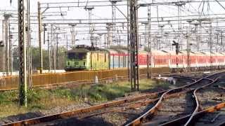 IRFCA Powerful Locomotive WAP7 amp Fastest Rajdhani of Indian Railways [upl. by Rotow]