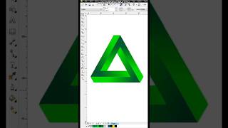 3D Geometric Shapes CorelDRAW Technique [upl. by Dorreg]