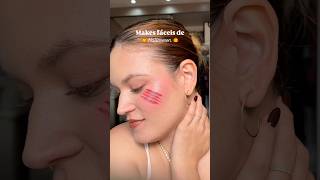 MAKE FÁCIL DE HALLOWEEN 🎃 halloweenmakeup maquiagemhalloween tutorialmaquiagem [upl. by Lizzie]