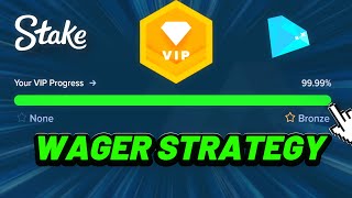 BEST WAGER STRATEGY ON STAKE  EASY BRONZE VIP ON STAKE [upl. by Almena584]