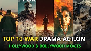 Top 16 War Drama Action Hollywood amp Bollywood Movies in Hindi Dubbed  Best MustWatch Films [upl. by Philipp]