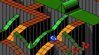 Marble Madness NES Playthrough [upl. by Llehsim]