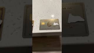 New Amex white gold card comin in hot [upl. by Vina]