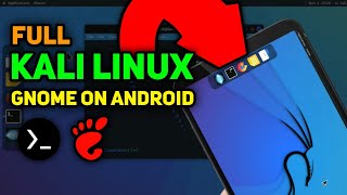 Finally  i Installed full Kali linux Gnome Desktop on Android  No Root [upl. by Pierce463]