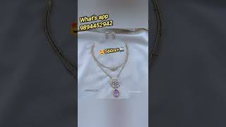 imitation jewellerypremiumqualitynecklace whatsapp for booking 9894452942 newfashionjewellery [upl. by Lokin757]