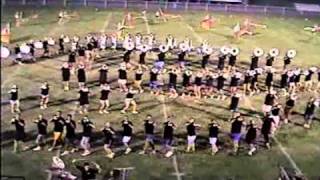 Crossmen 2000 RunThrough at Woodstown HS  Bonus drumline footage [upl. by Warila]