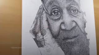 Pointillism Portrait Timelapse [upl. by Aleta818]