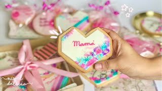 ¿Conoces esta forma de DECORAR GALLETAS 🎁 REGALO para MAMÁ🌷 GALLETAS para VENDER el DÍA de la MADRE [upl. by Rhody]