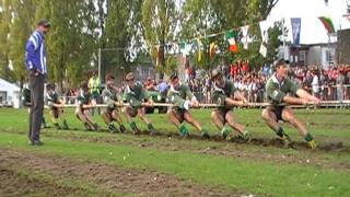 Tug of War European Championships 2011  Mens 640 final end 1 [upl. by Zacarias]