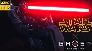 Ghost of Tsushima Star Wars CROSSOVER Trailer  Jedi  Lightsaber  4K [upl. by Dixon]