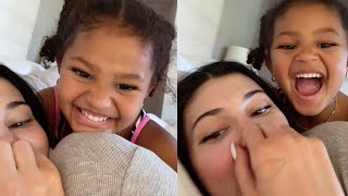 Kylie Jenner amp Stormi Webster Adorably React to quotYou Look Like Mommyquot TikTok Sound [upl. by Vivyanne]