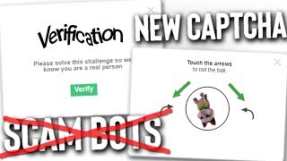 New Captcha Stops Roblox Scam Bots [upl. by Germana176]