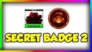 HOW TO GET quotSECRET BADGE 2quot amp HATRED ITEM IN SHOOT AND EAT NOOBS  ROBLOX [upl. by Lleynad]