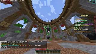 ruthlesslover Speed And KillAura Hacking  Jartex NetworkSurvival [upl. by Kerge]