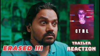 CTRL  Official Trailer REACTION  Ananya Panday [upl. by Nwahsad277]