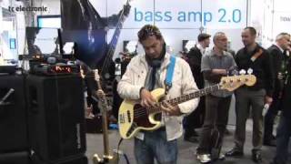 Uriah Duffy trying out RH450 at the TC Electronic booth  Musikmesse 2009 [upl. by Burty]