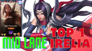 IRELIA Wild Rift Gameplay  top 1 IRELIA best build and runes  wild rift gameplay [upl. by Katuscha]