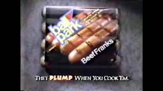 1992 Ballpark Franks Hot Dogs Commercial [upl. by Fabrianne]