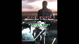 Albert Wesker Vs Master Chief  Battle shorts residentevil halo [upl. by Lenahs]