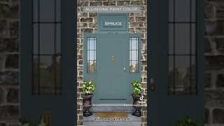 Top Front Door Colors for Brown Brick homes [upl. by Ettener]