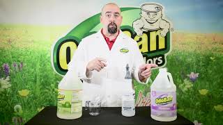 How to Mix OdoBan Disinfectant and Odor Eliminator Dilution Guide [upl. by Hras505]