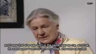 Hitlers secretary on personal responsibility genuine English subs [upl. by Crooks]