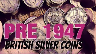 Stacking British Pre 1947 Silver Coins [upl. by Gazo]